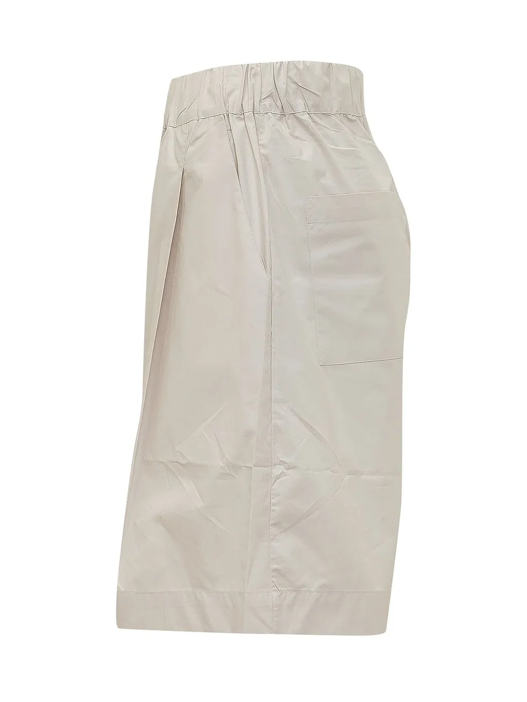 A Paper Kid Elastic-Waist Popeline Shorts