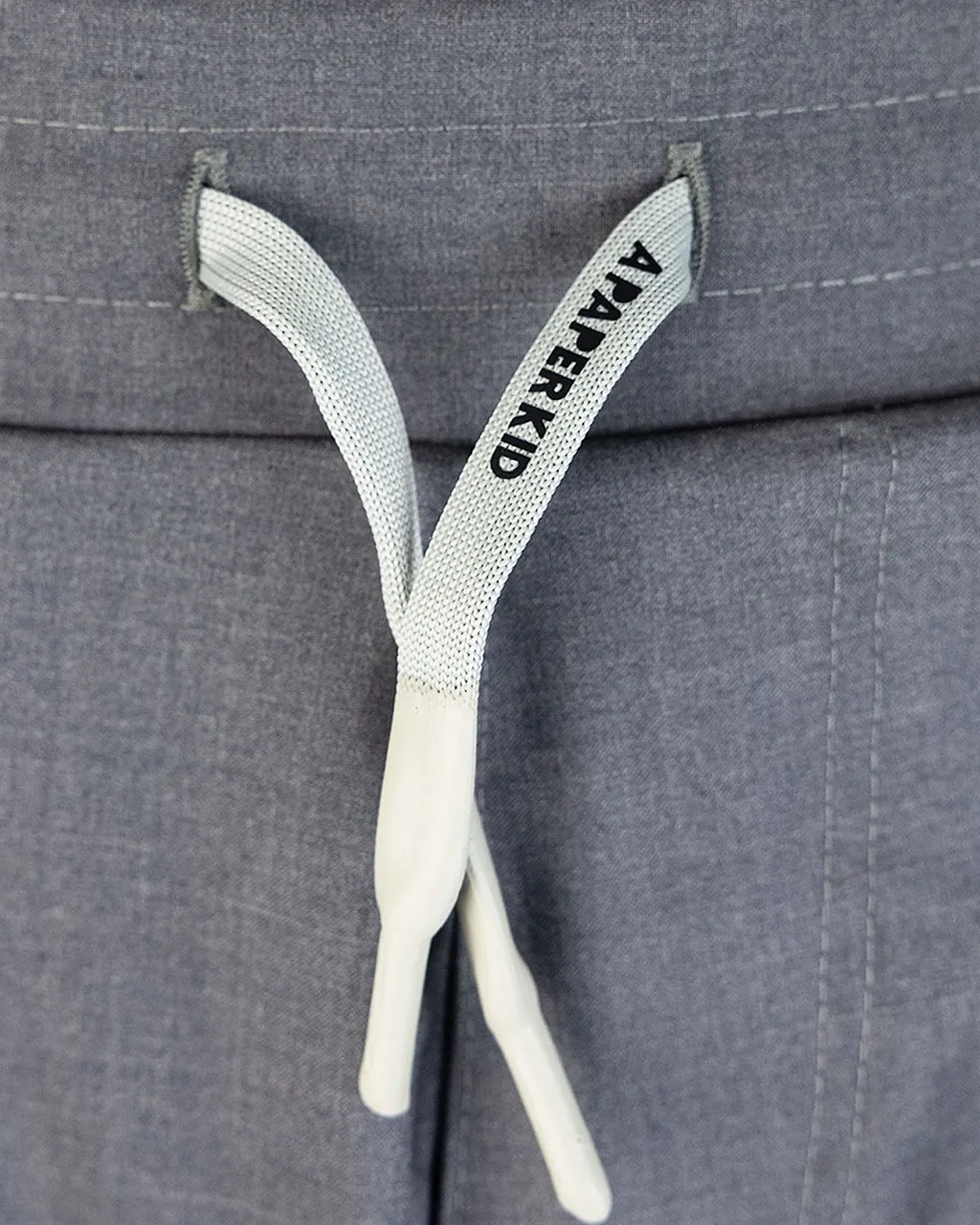 A Paper Kid Logo-Patch Drawstring Track Pants