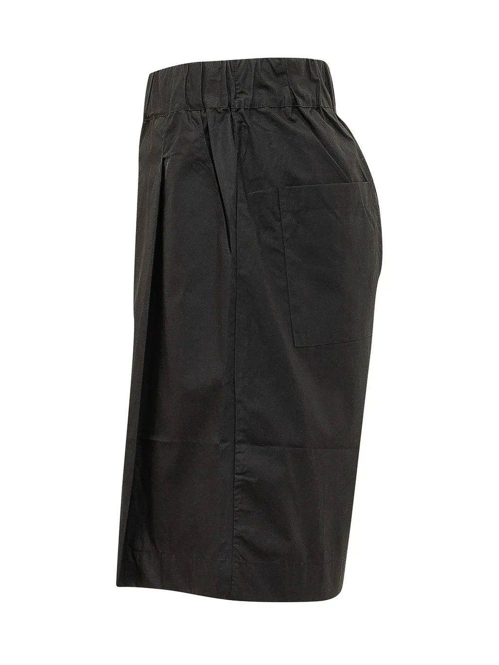 A Paper Kid Popeline Elastic-Waist Shorts