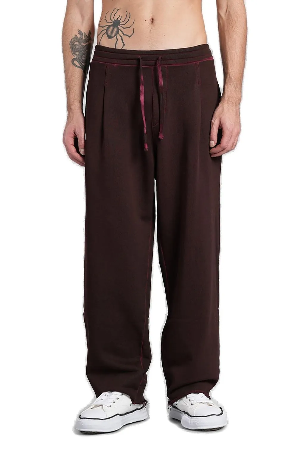 A Paper Kid Straight-Leg Drawstring Track Pants