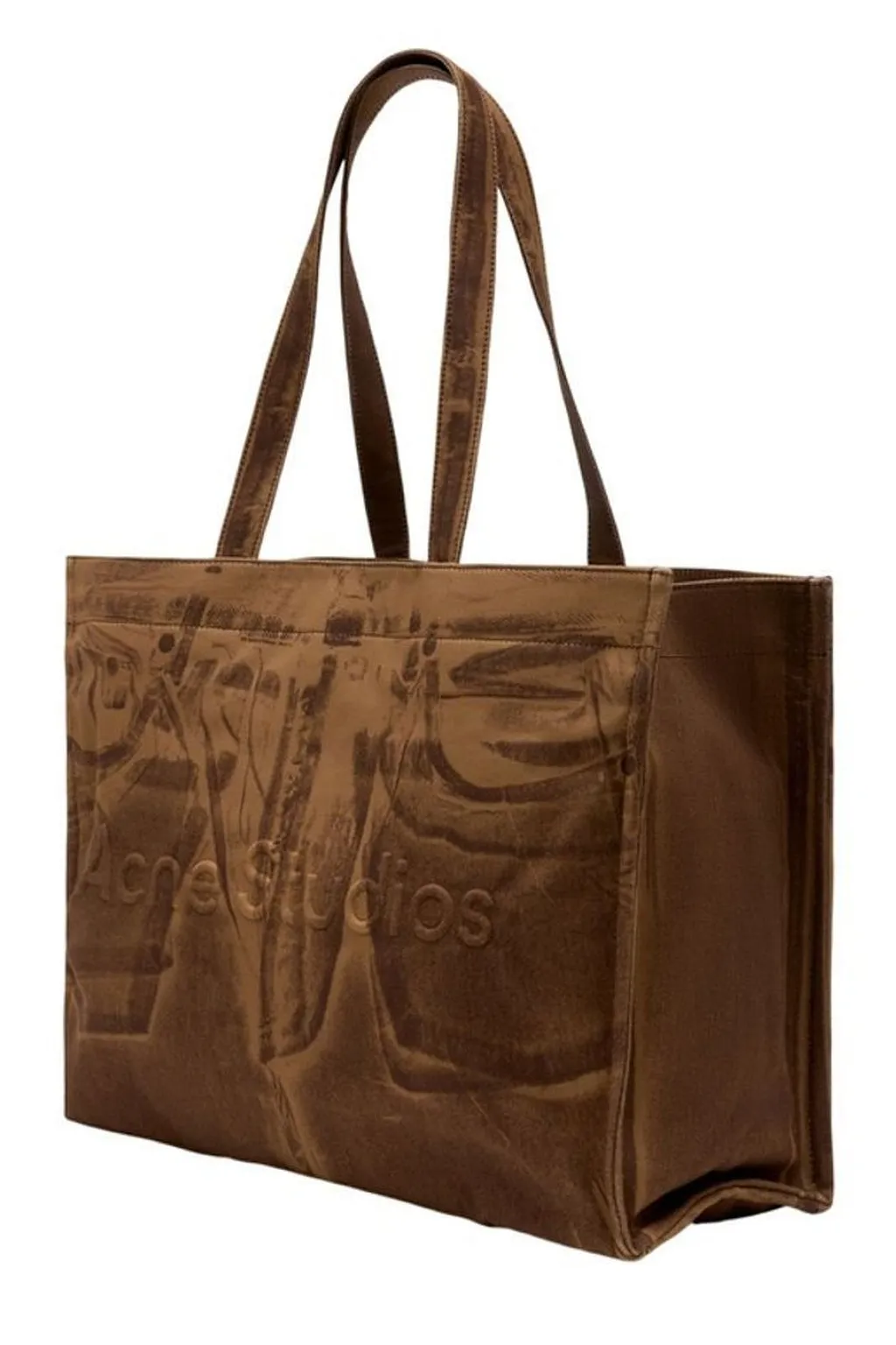 Acne Studios Logo Embossed Tote Bag