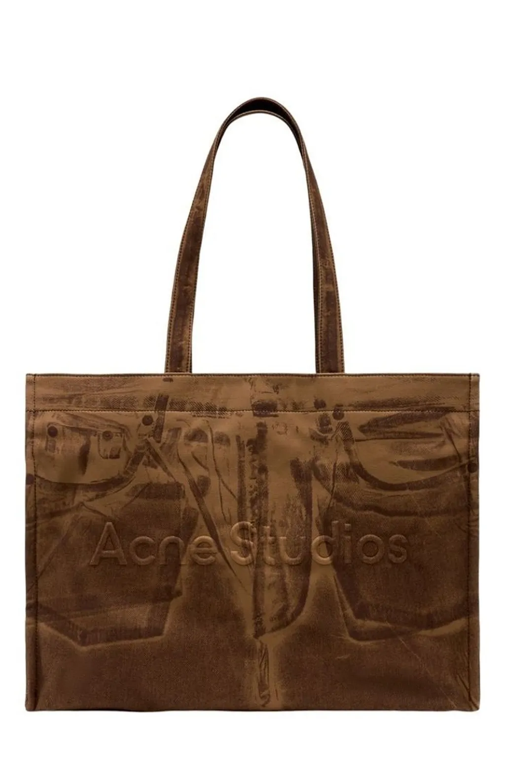 Acne Studios Logo Embossed Tote Bag