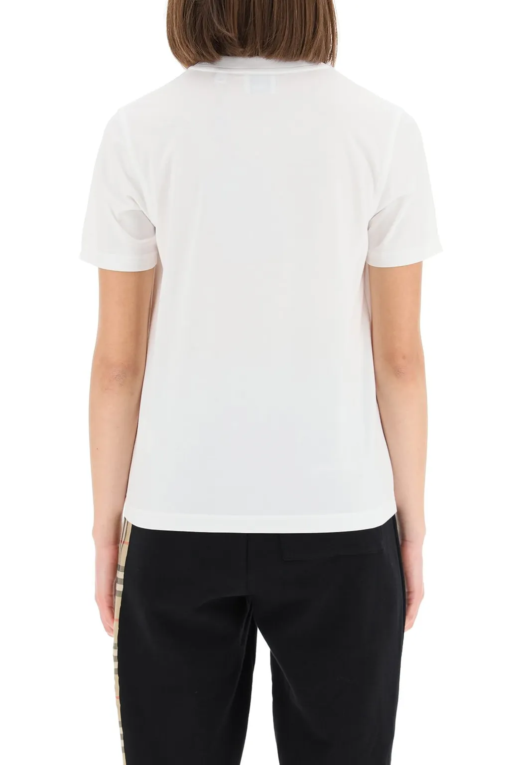 Burberry Logo Embroidered T-Shirt
