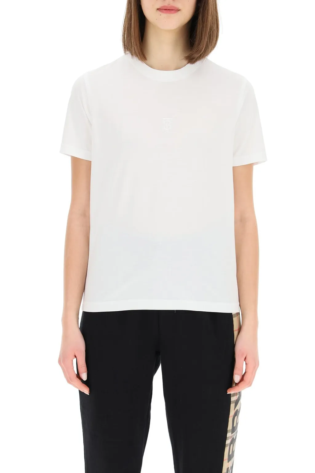 Burberry Logo Embroidered T-Shirt