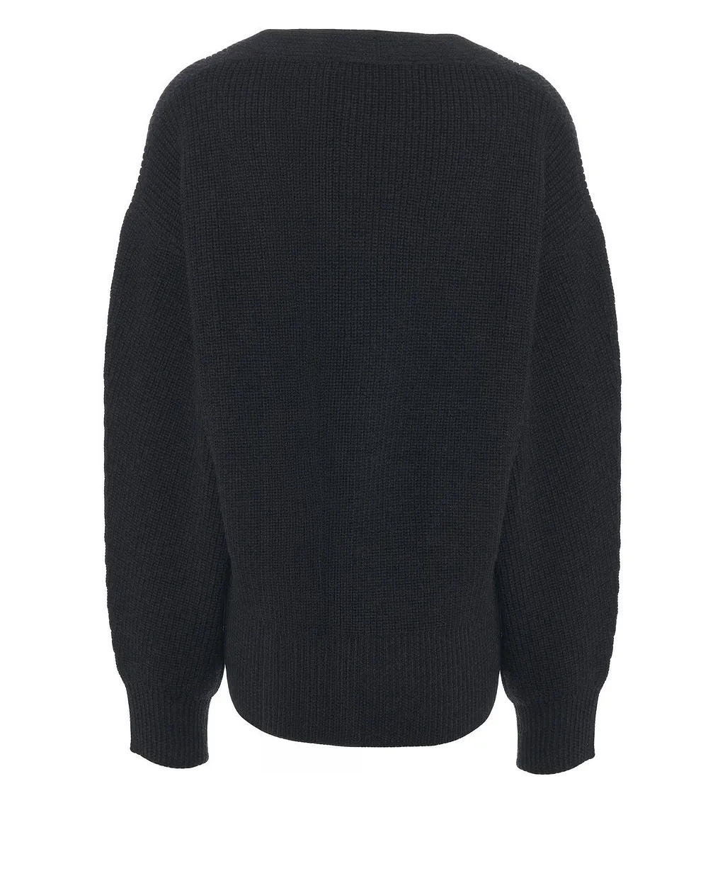 Calla Asymmetric-Button Cardigan
