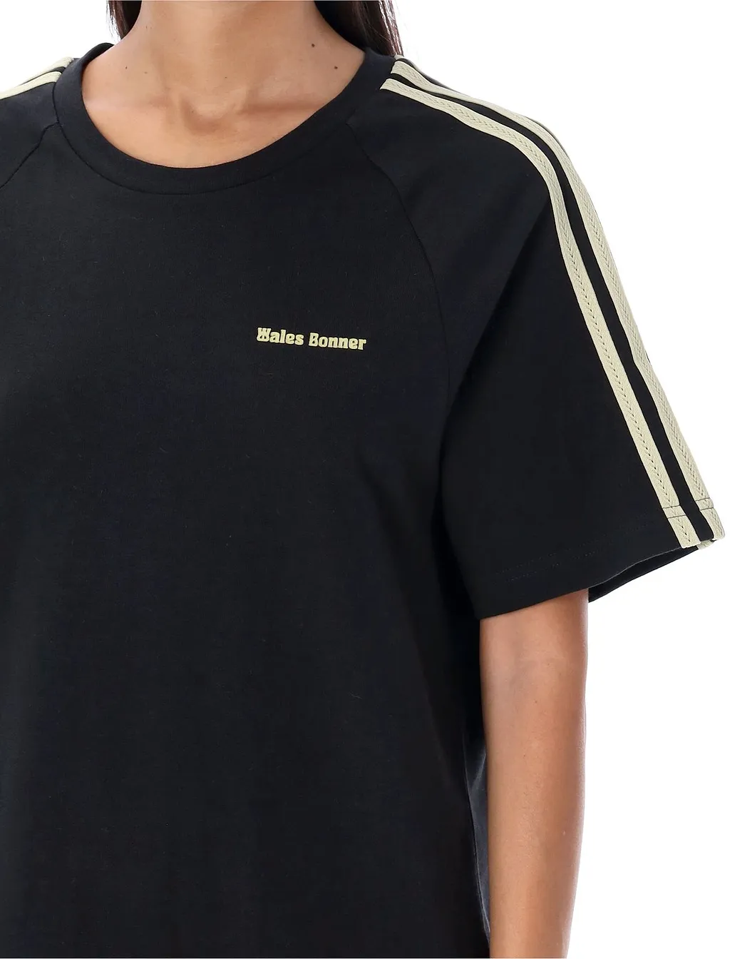 Adidas By Wales Bonner Logo Detailed Crewneck T-Shirt