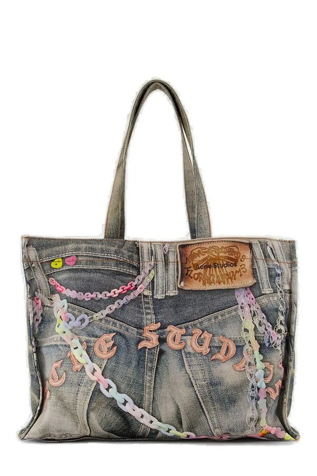 Acne Studios Logo Shoulder Tote Bag