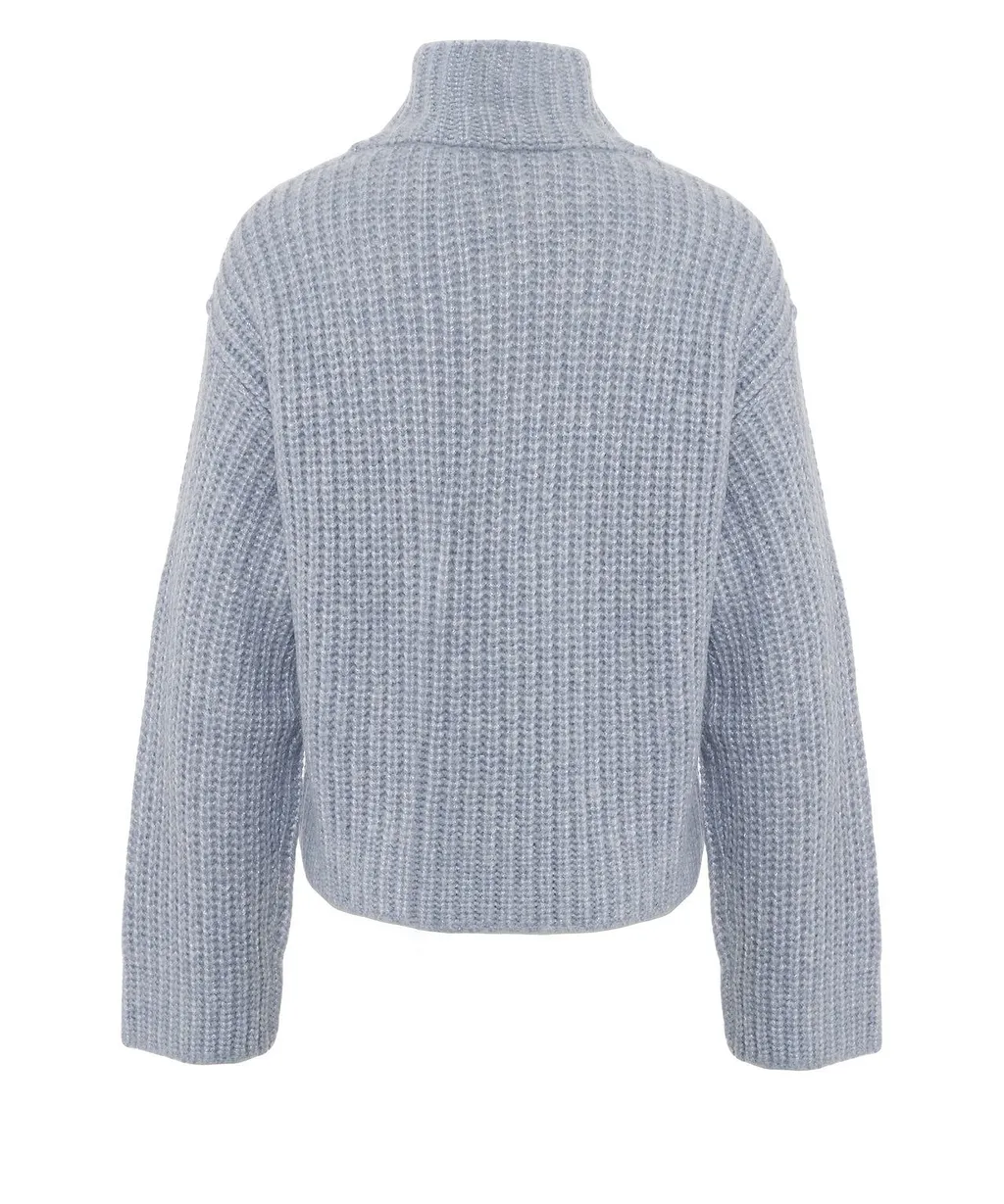 8Pm High-Neck Knitted Jumper