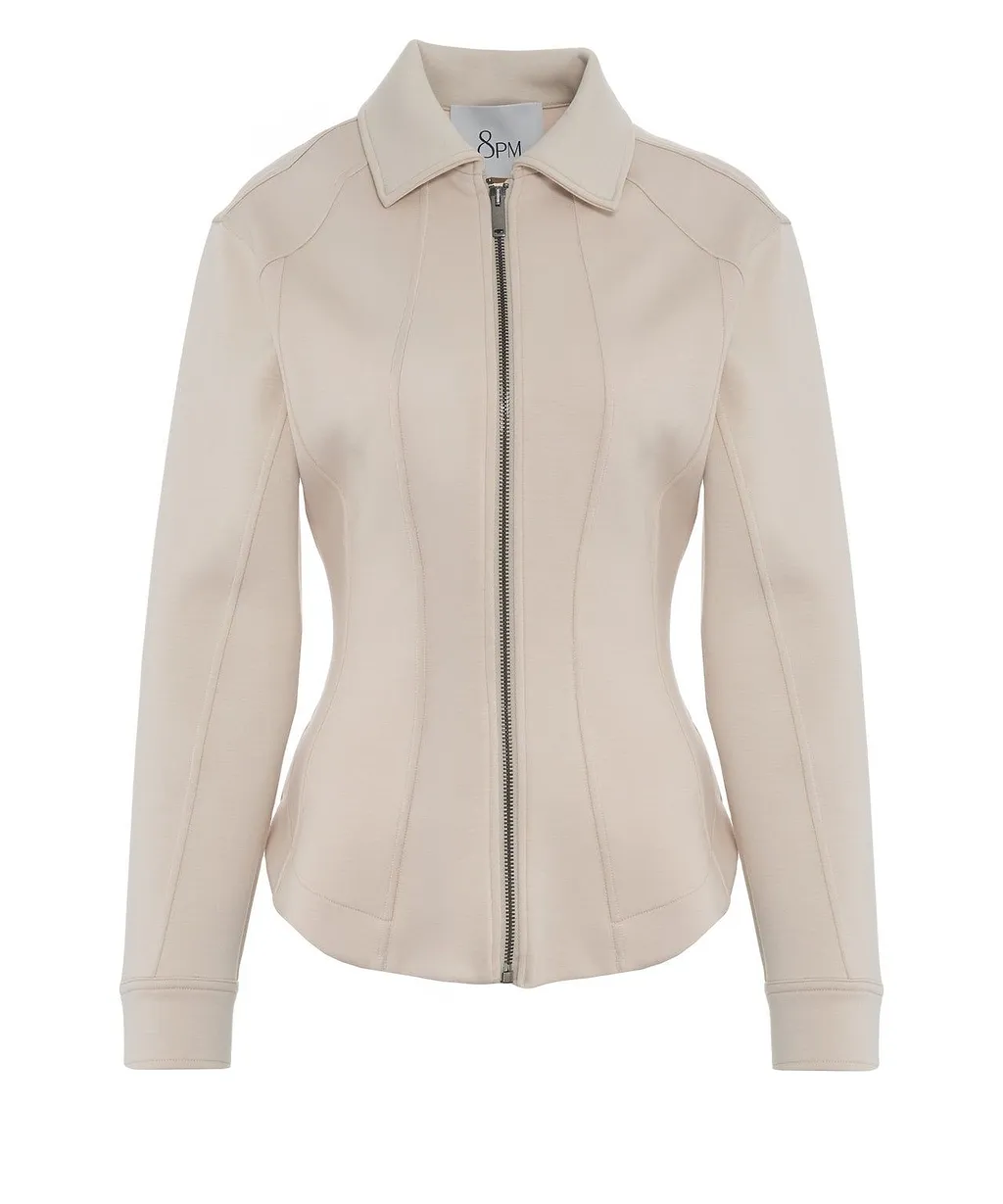 8Pm Laconia Zip-Up Fitted Jacket