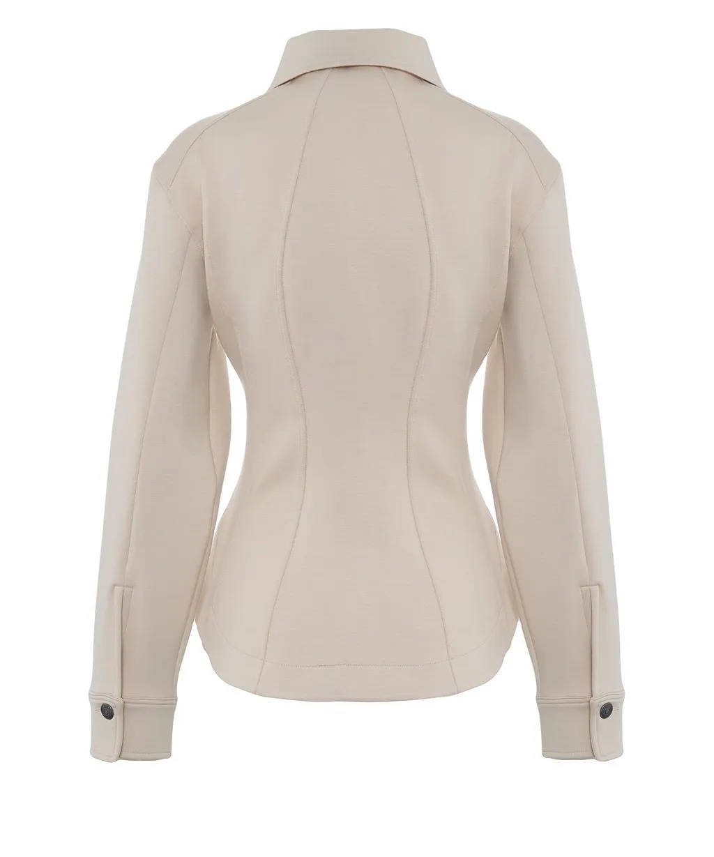 8Pm Laconia Zip-Up Fitted Jacket