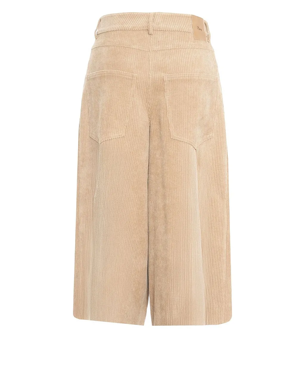 Lys Wide-Leg Corduroy Shorts
