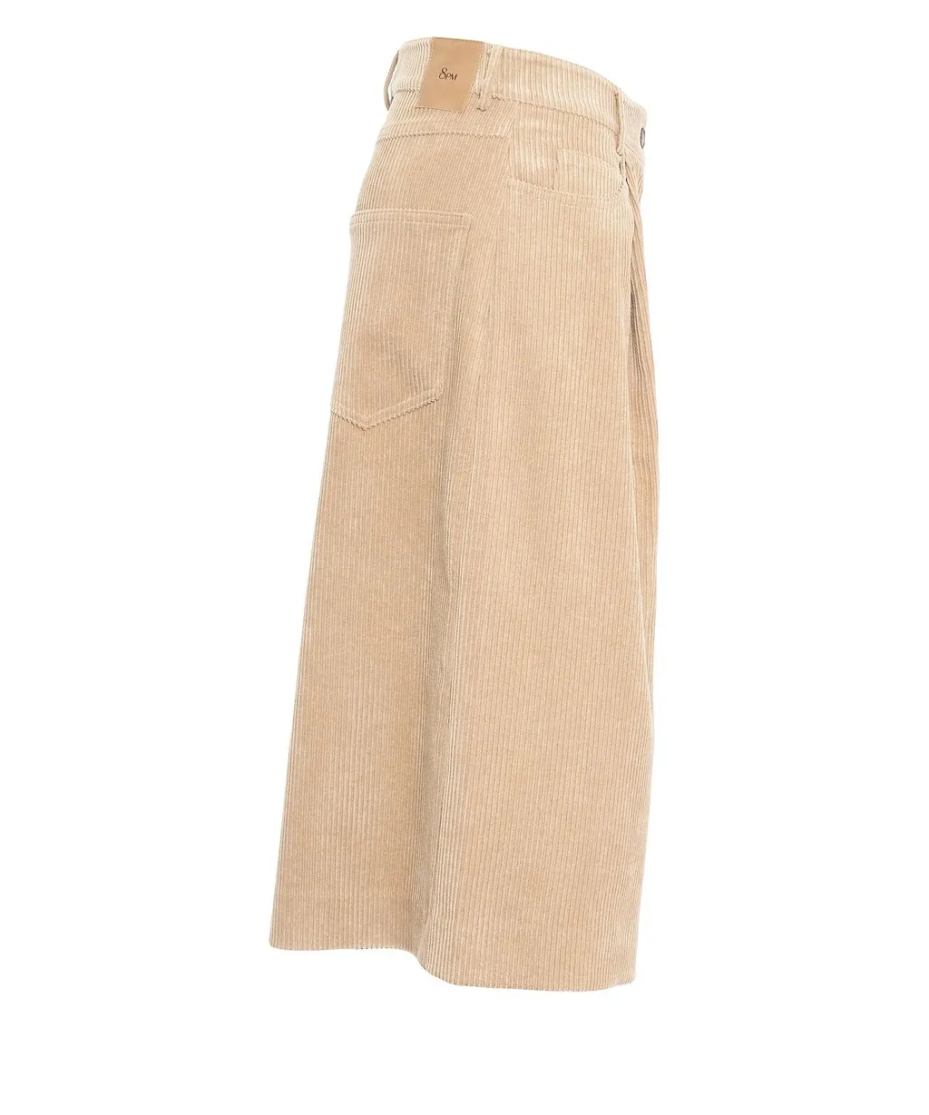 Lys Wide-Leg Corduroy Shorts