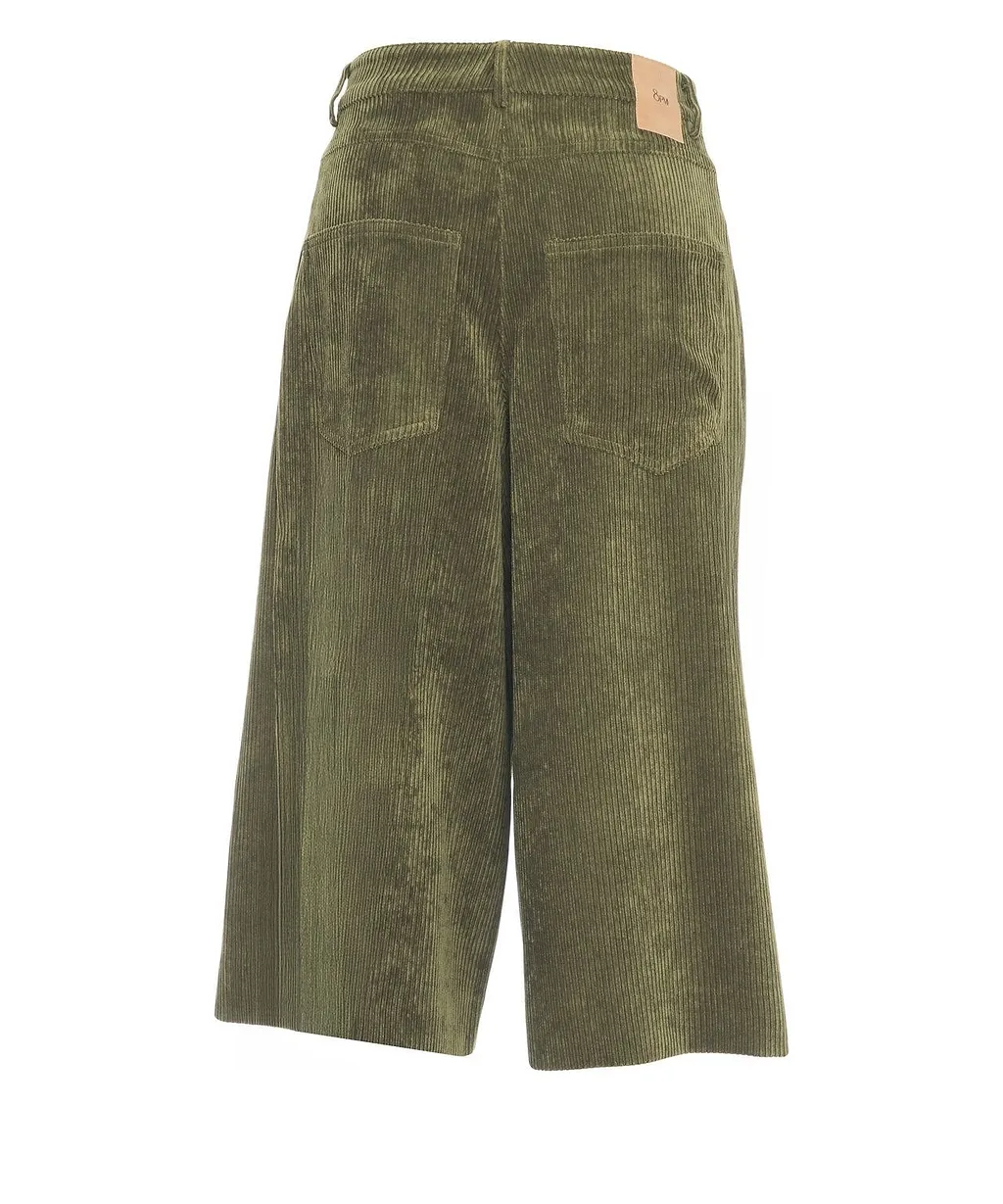 Lys Wide-Leg Corduroy Shorts