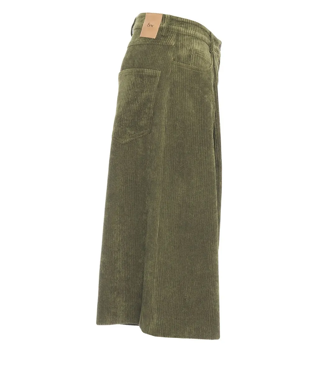 Lys Wide-Leg Corduroy Shorts