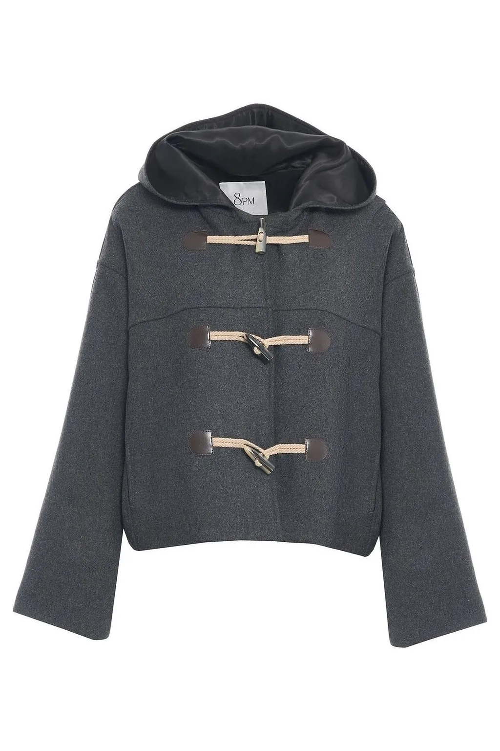 Laurel Toggle-Fasten Hooded Jacket