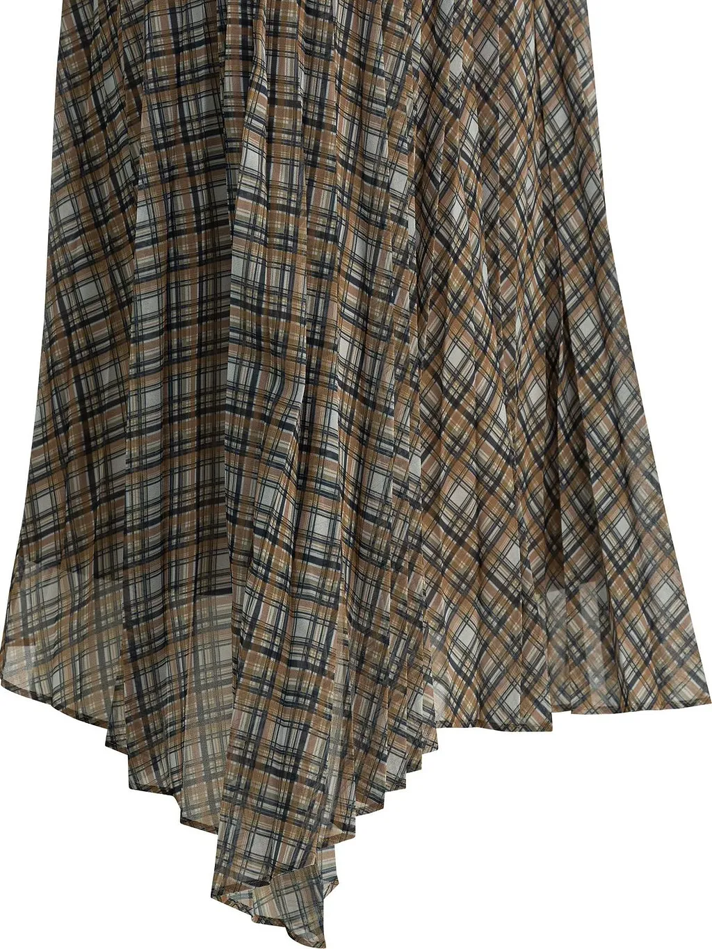 Acne Studios Long Checked Skirt