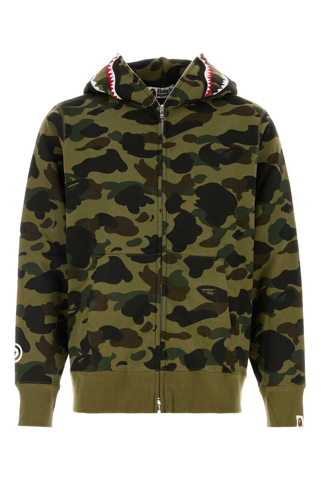 A Bathing Ape® 1St Camo Shark Zip Hoodie