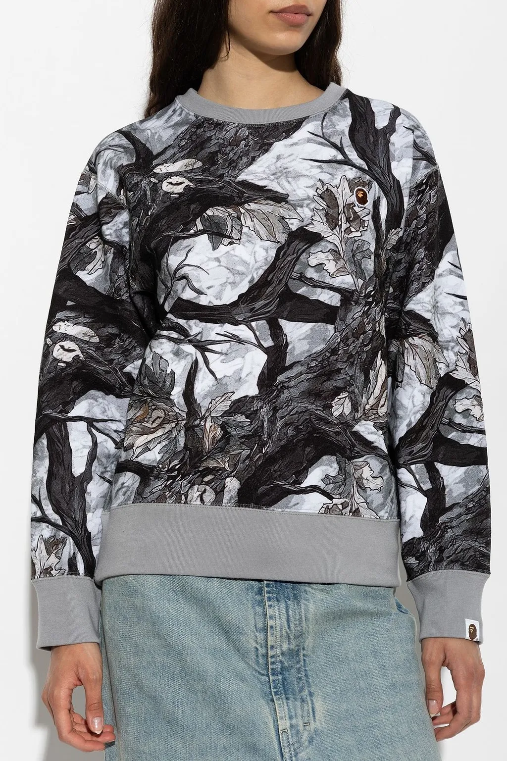 A Bathing Ape® All-Over Graphic Sweatshirt