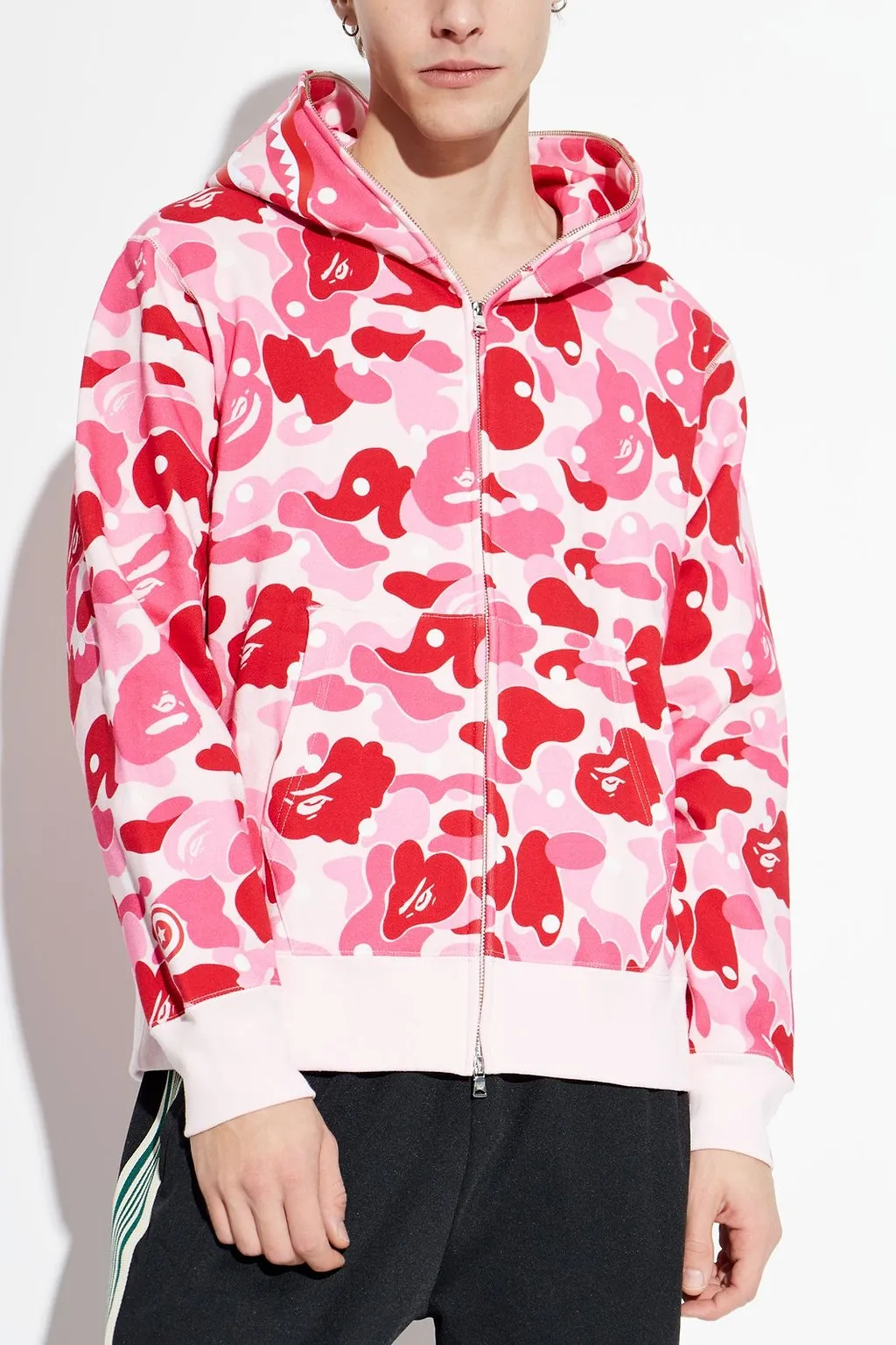 A Bathing Ape® Ape Head Camo Zip Hoodie