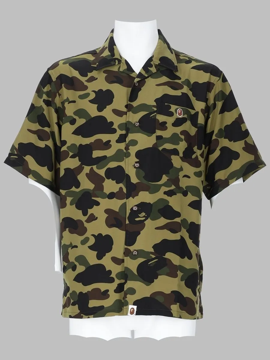 A Bathing Ape® Allover Pattern Short Sleeve Shirt