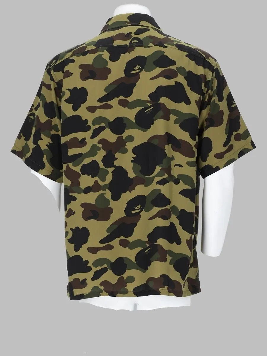 A Bathing Ape® Allover Pattern Short Sleeve Shirt