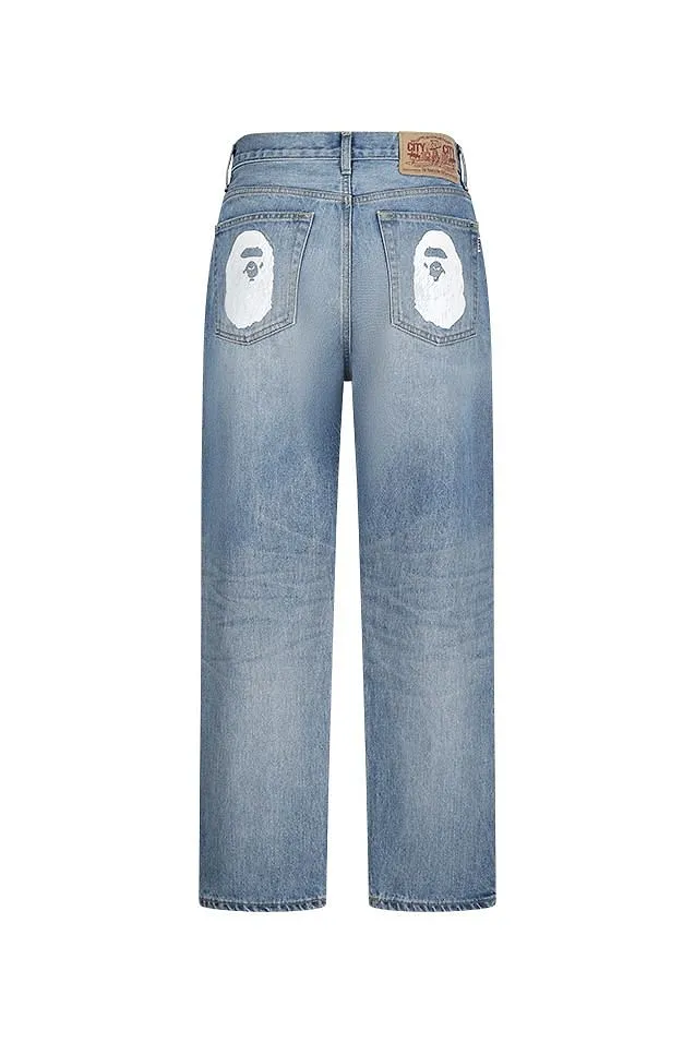Ape Head Straight Leg Jeans