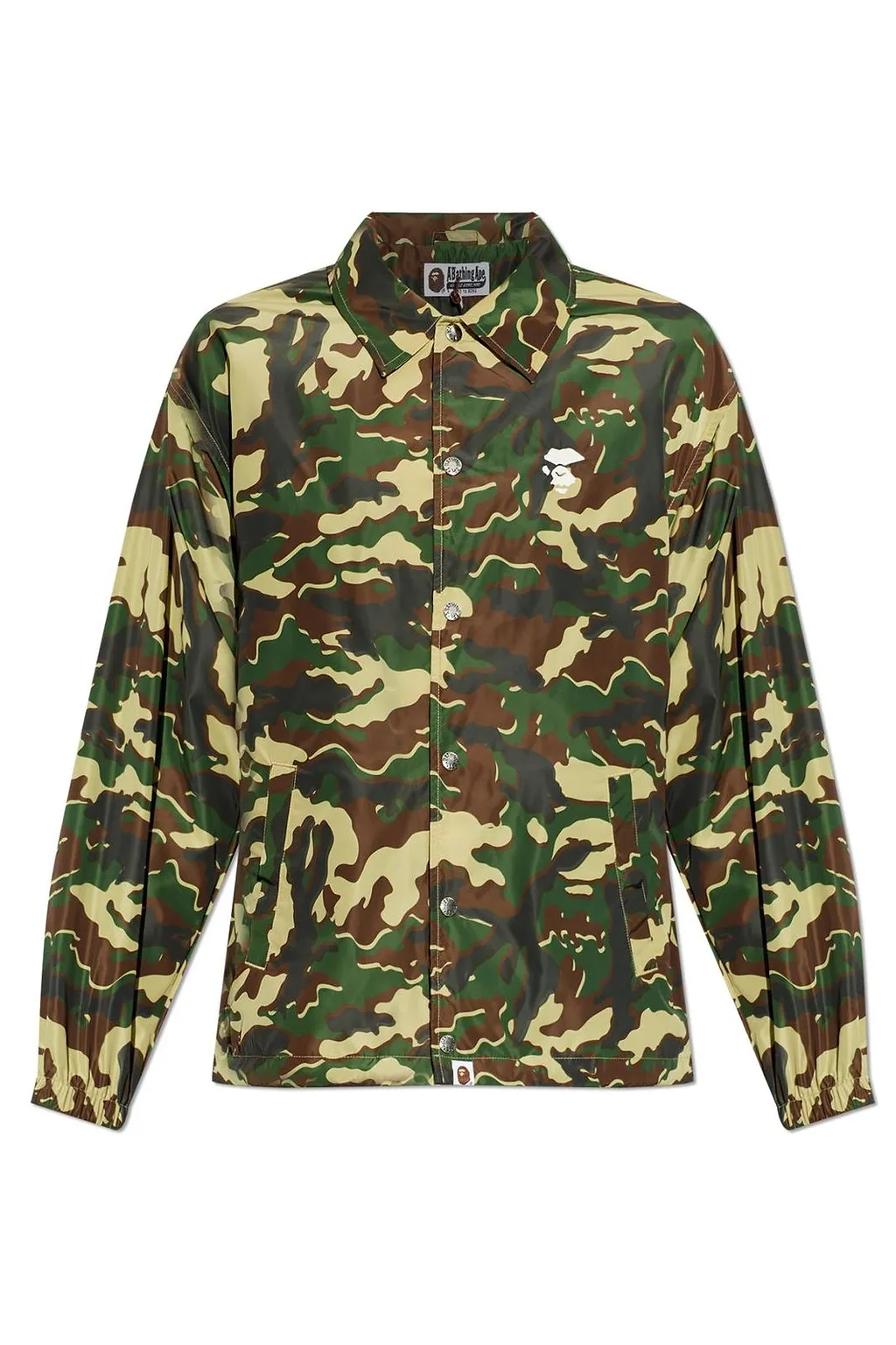 A Bathing Ape® Camo Print Coach Jacket