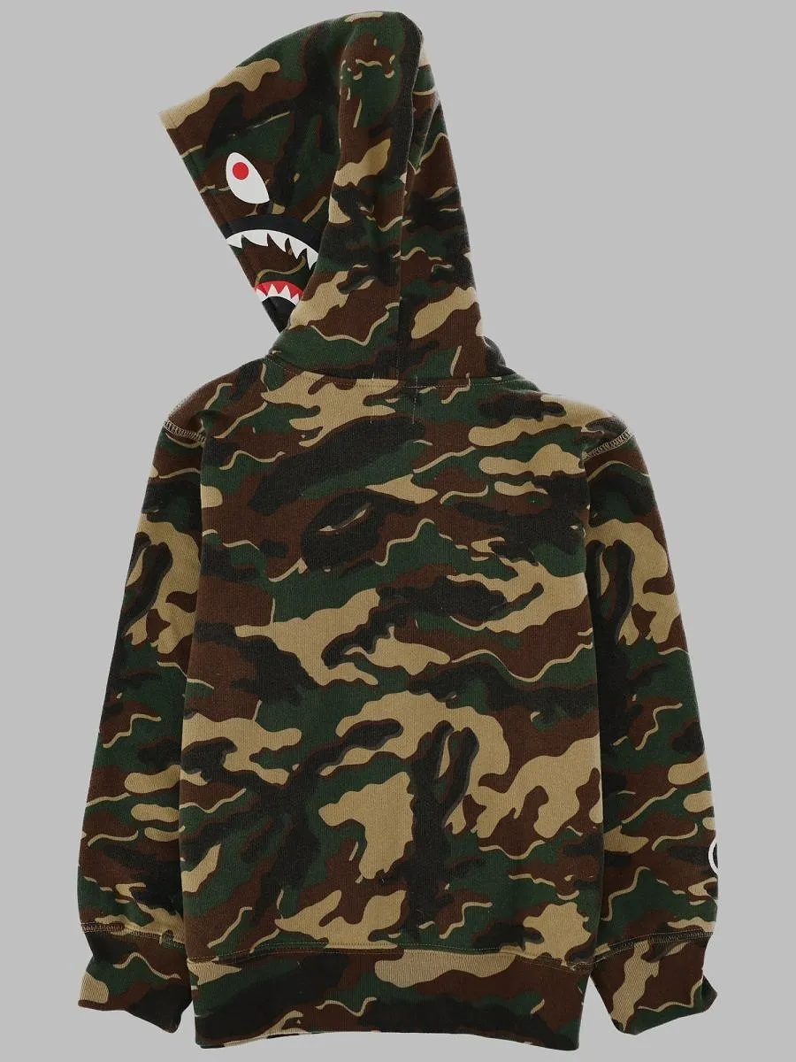 A Bathing Ape® Camo Shark Zip Hoodie