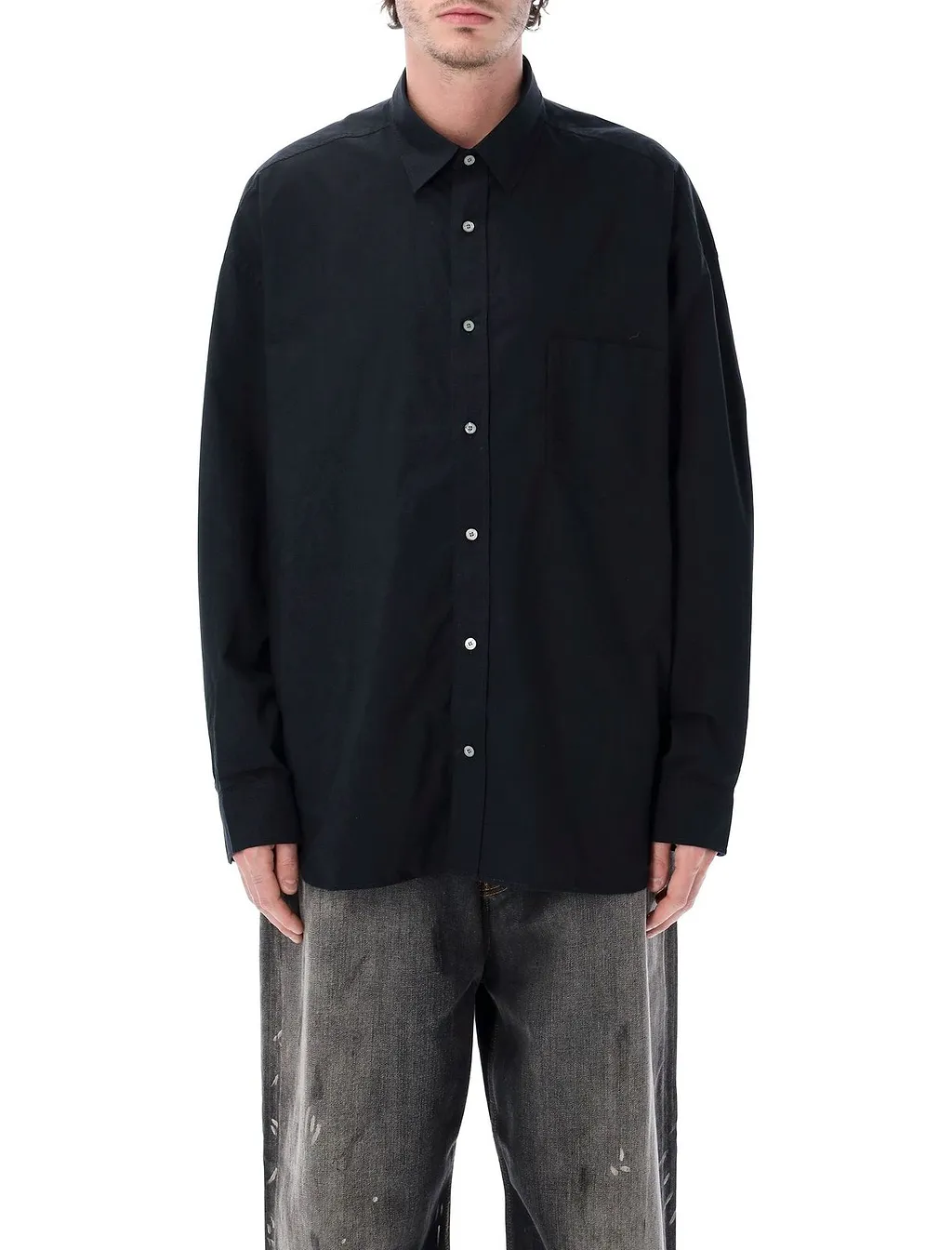 Acne Studios Striped Button-Up Shirt