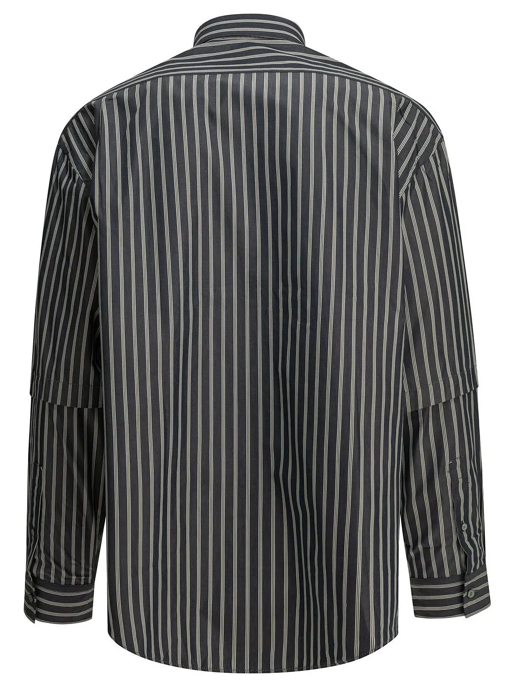 Acne Studios Striped Convertible Sleeve Shirt