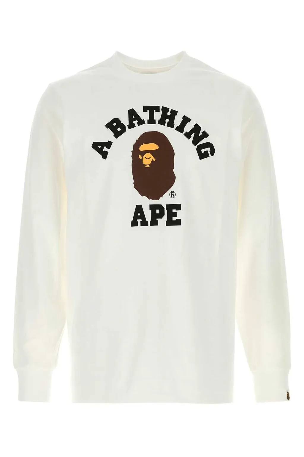 A Bathing Ape College Logo Long-Sleeve T-Shirt