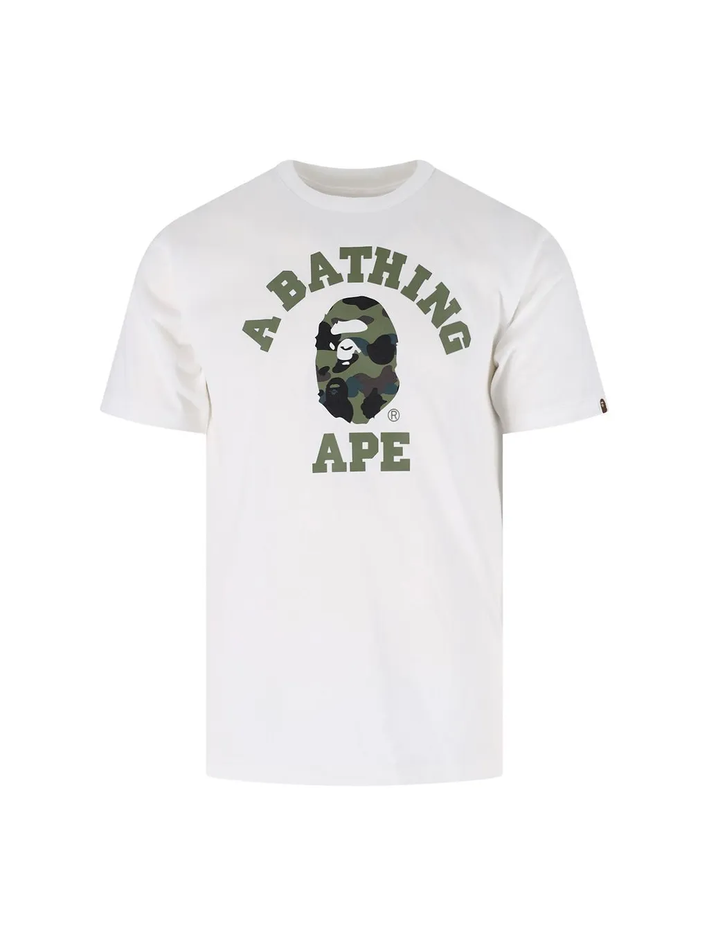 A Bathing Ape College Logo Print T-Shirt