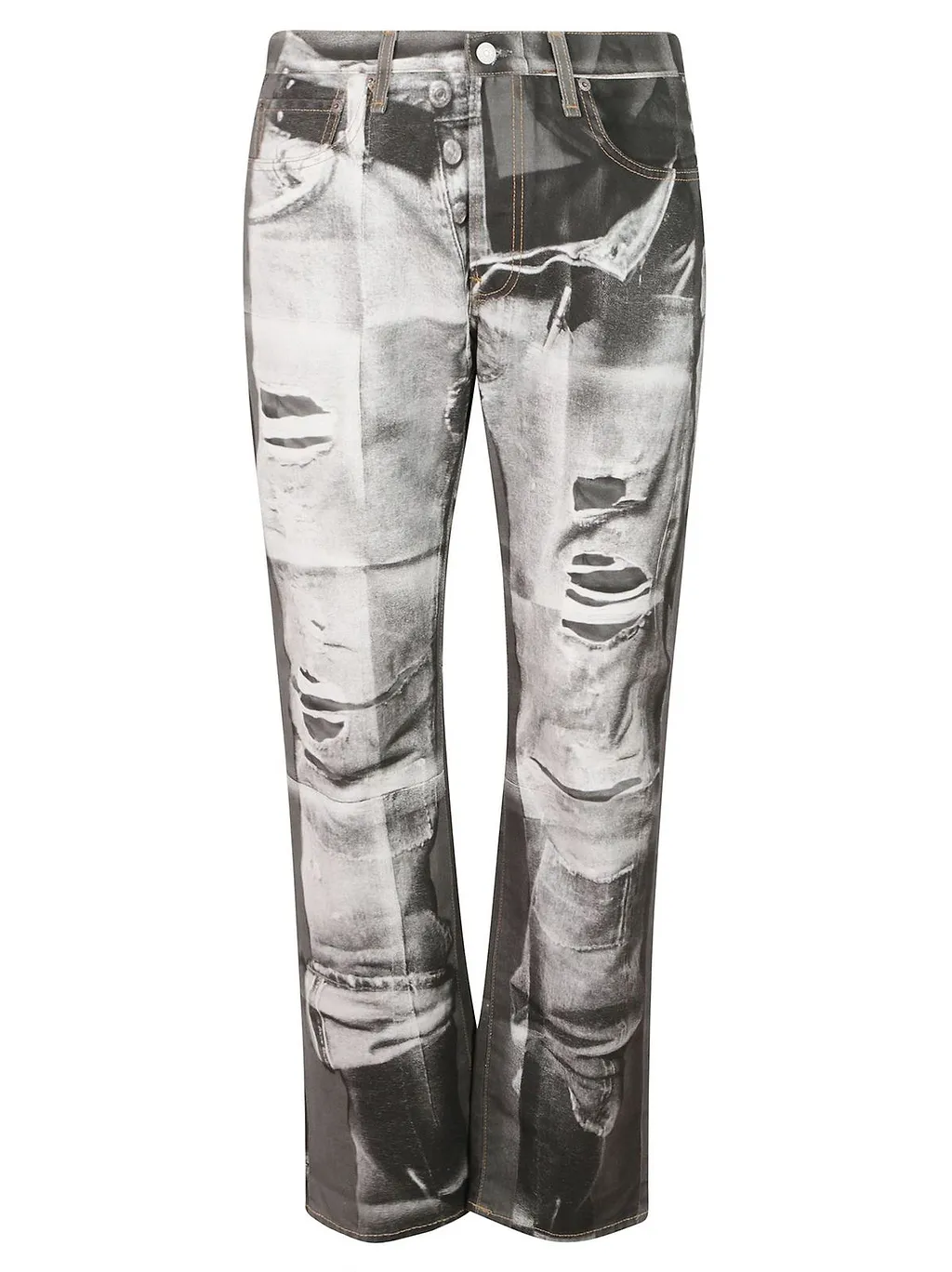 Acne Studios Trompe-L'oeil Distressed Jeans