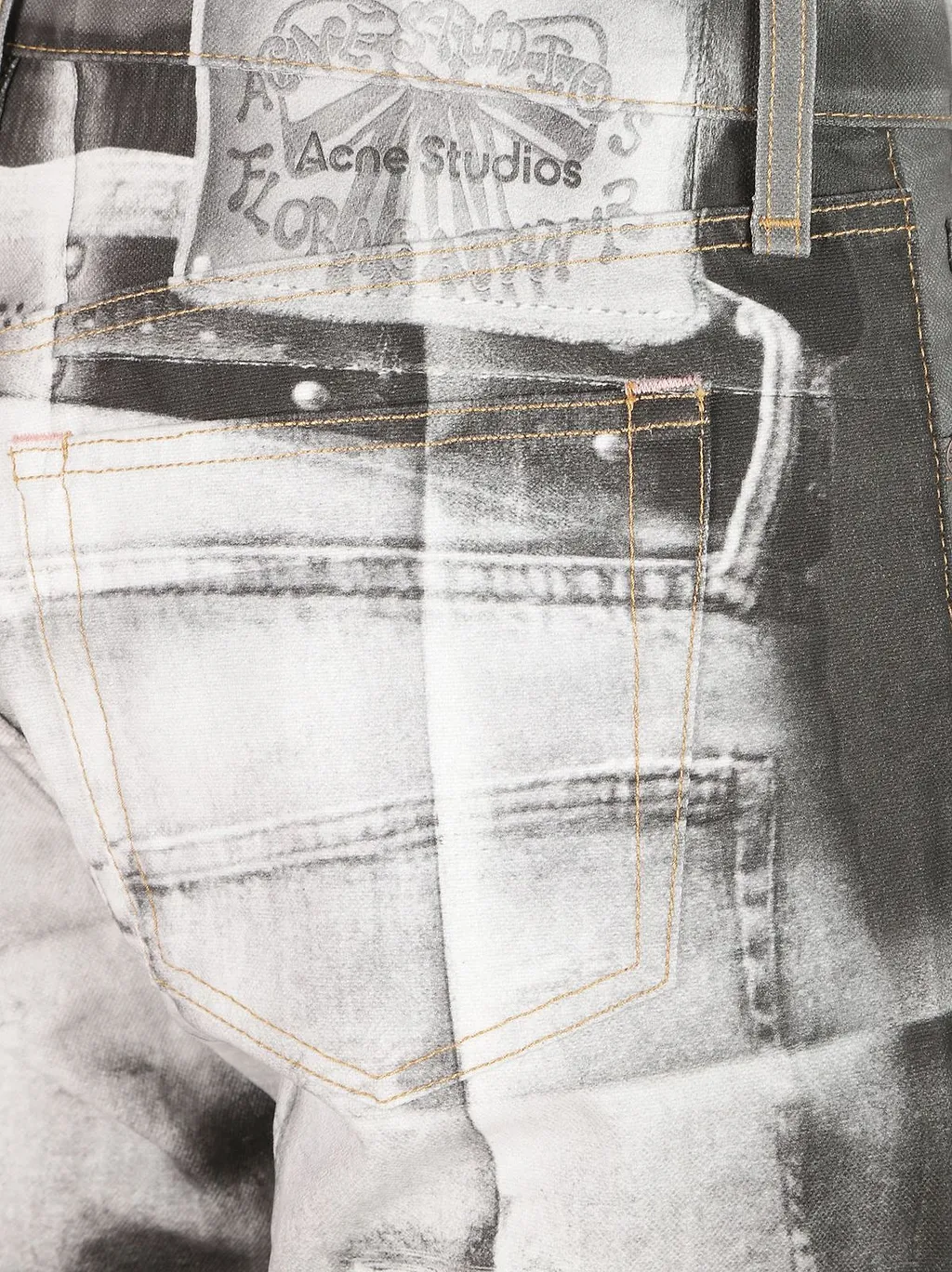 Acne Studios Trompe-L'oeil Distressed Jeans