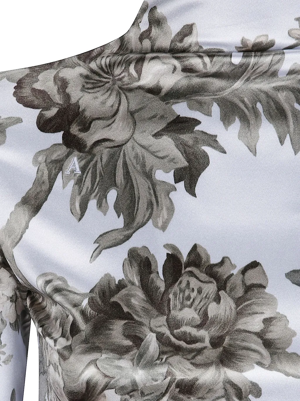 Acne Studios Turtleneck Floral Printed Top