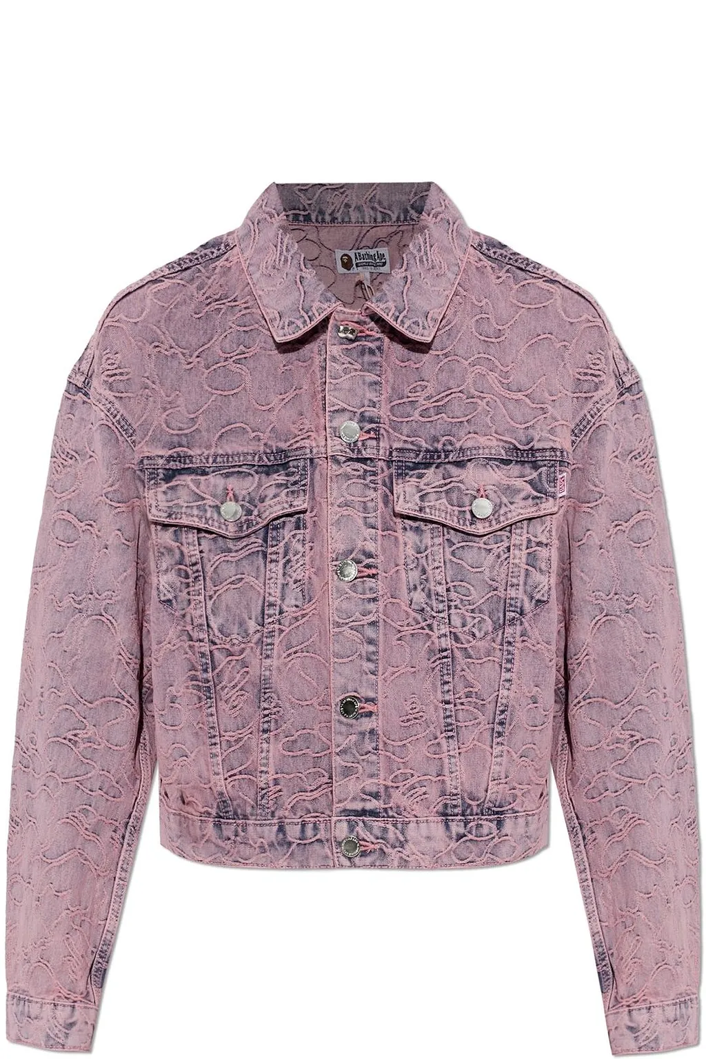 A Bathing Ape® Embroidered Denim Jacket