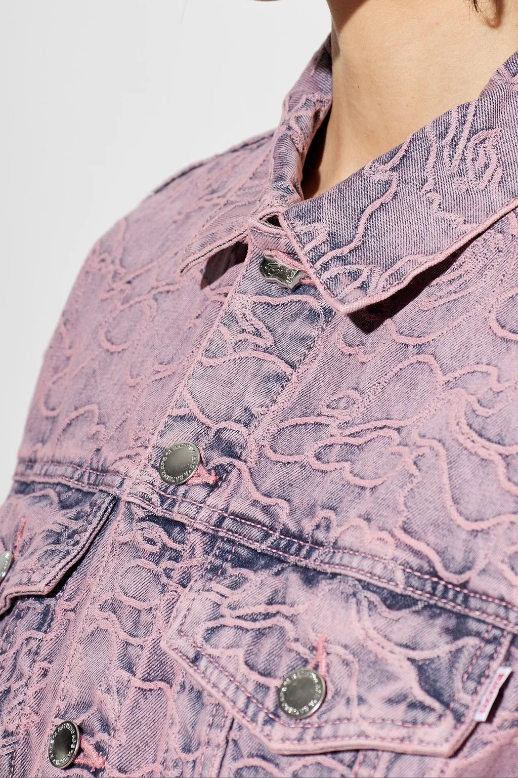 A Bathing Ape® Embroidered Denim Jacket