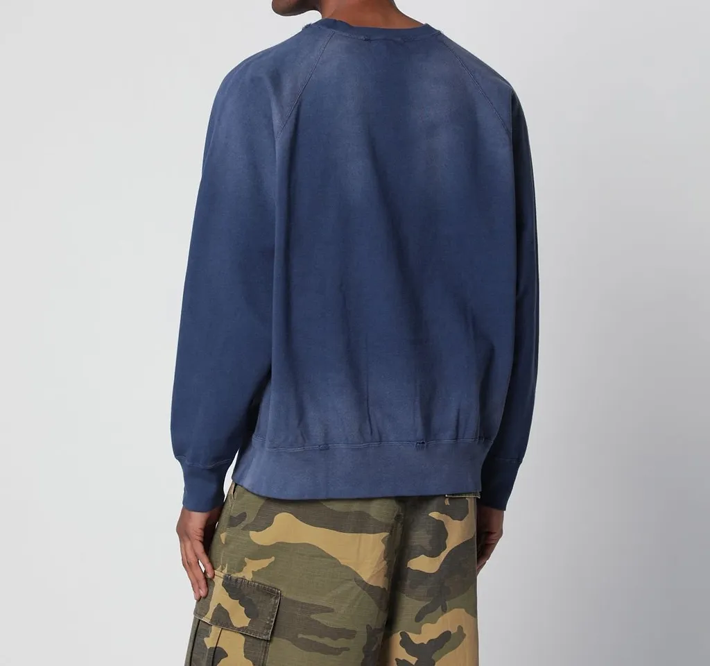 A Bathing Ape® Faded-Effect Crewneck Sweatshirt