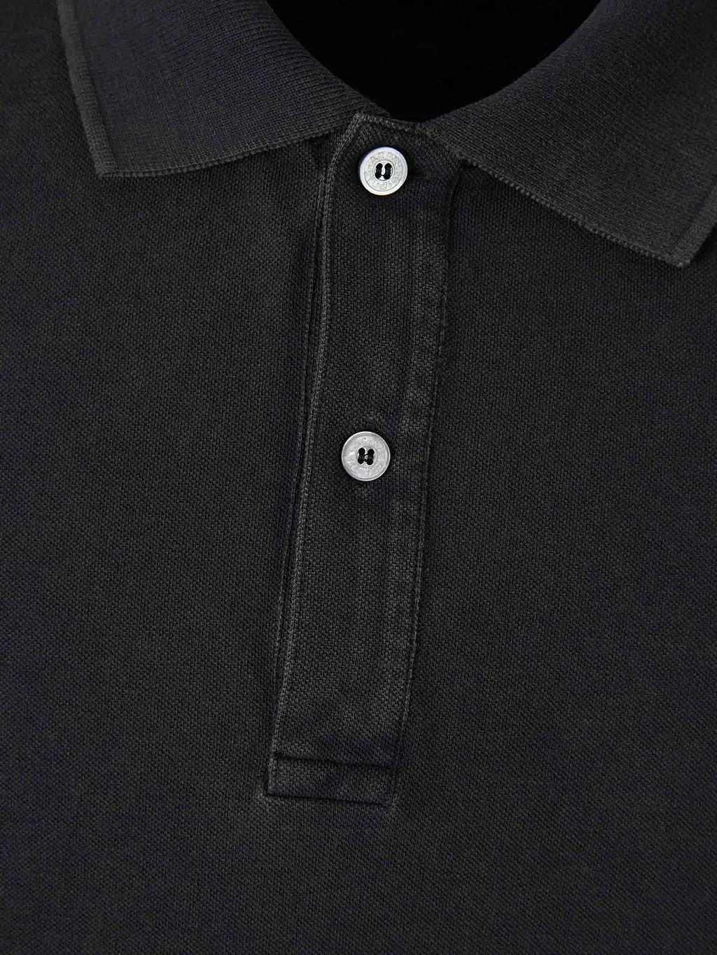 Acne Studios Washed Logo Polo Shirt