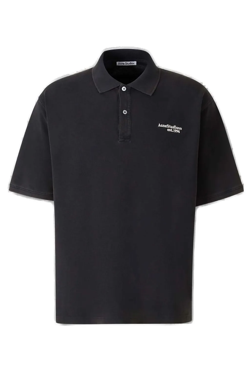 Acne Studios Washed Logo Polo Shirt