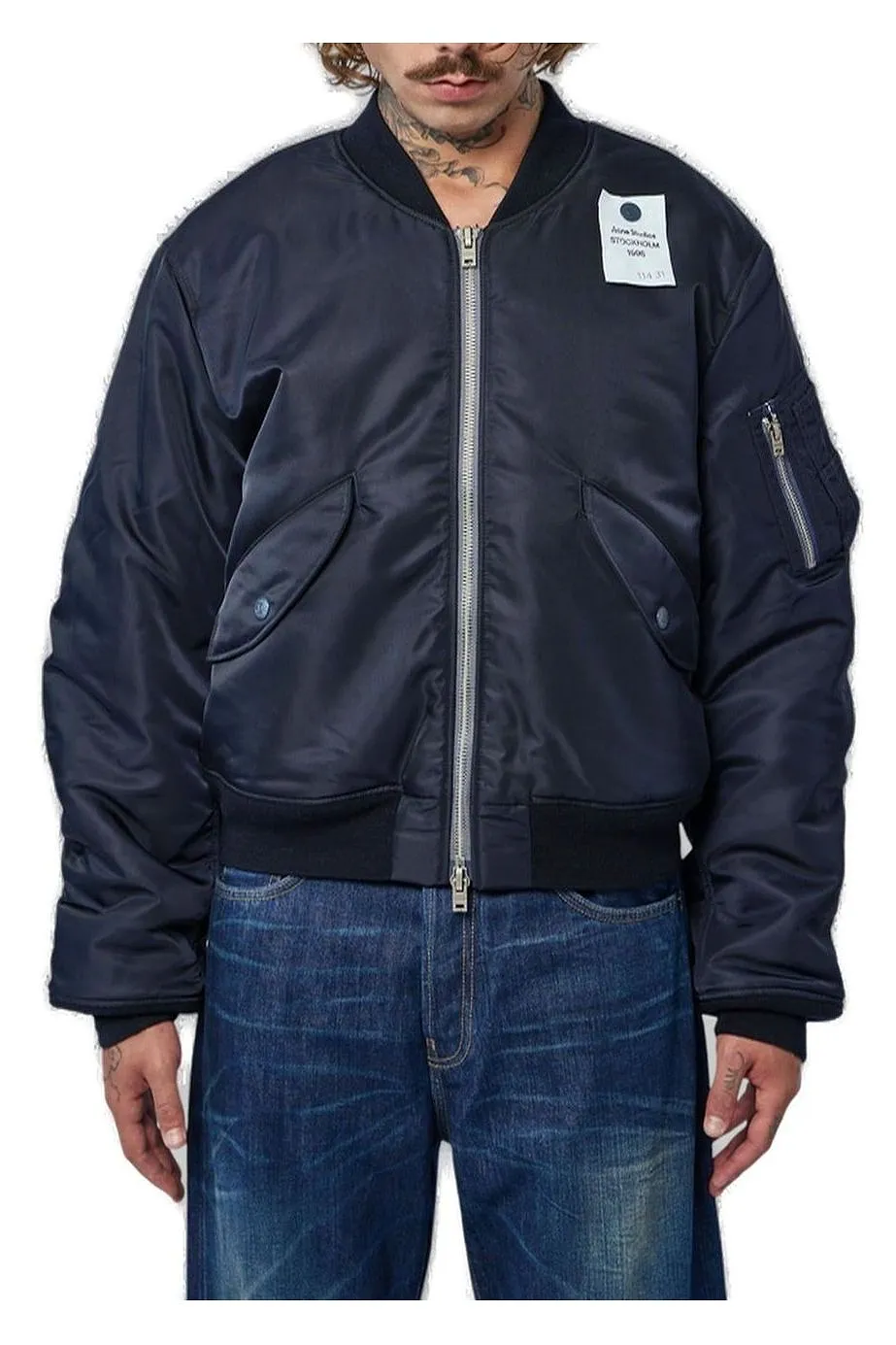 Acne Studios Zip-Up Bomber Jacket