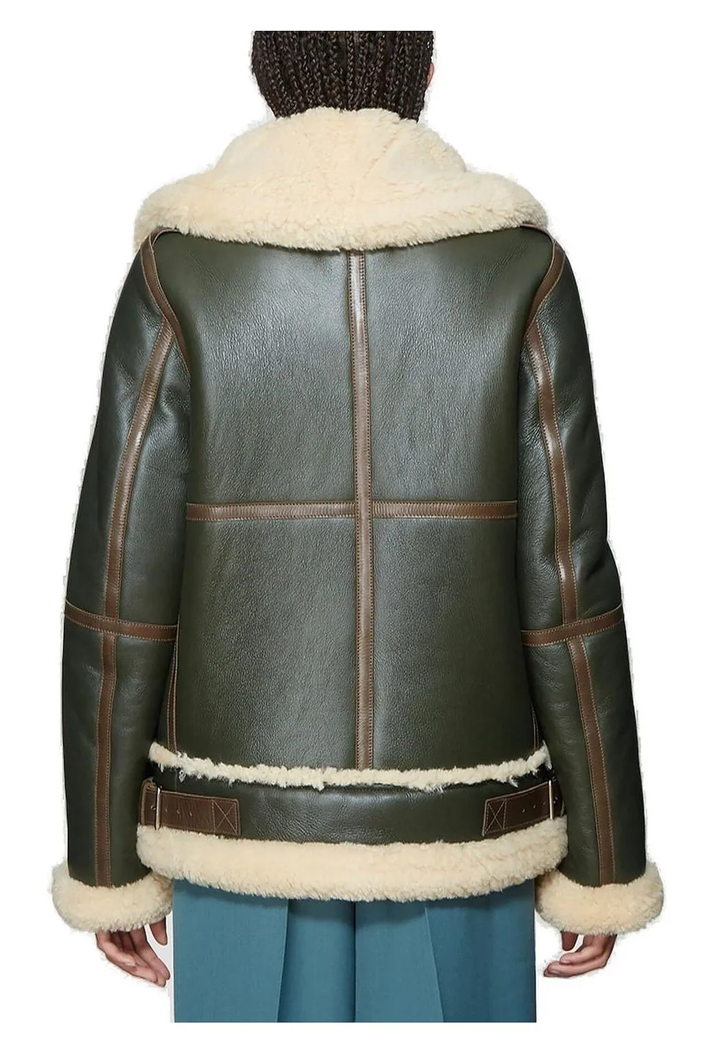 Acne Studios Zip-Up Shearling Jacket