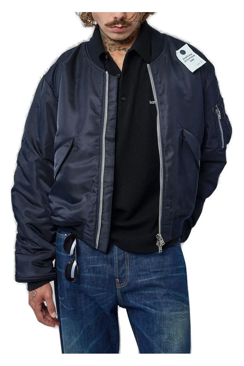 Acne Studios Zip-Up Bomber Jacket