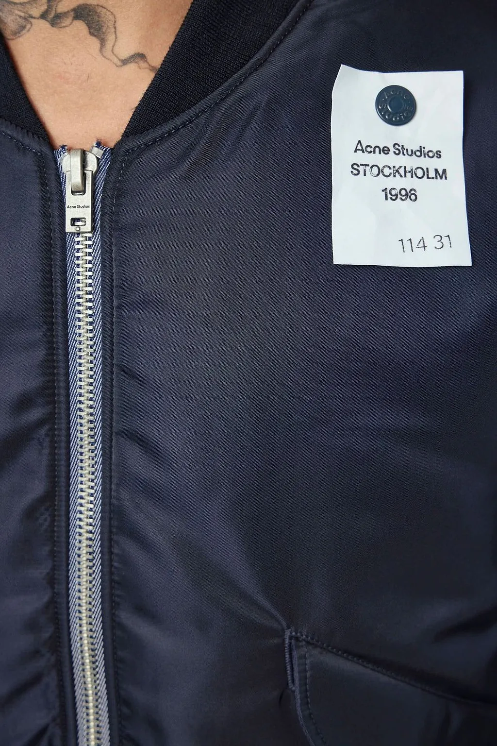 Acne Studios Zip-Up Bomber Jacket