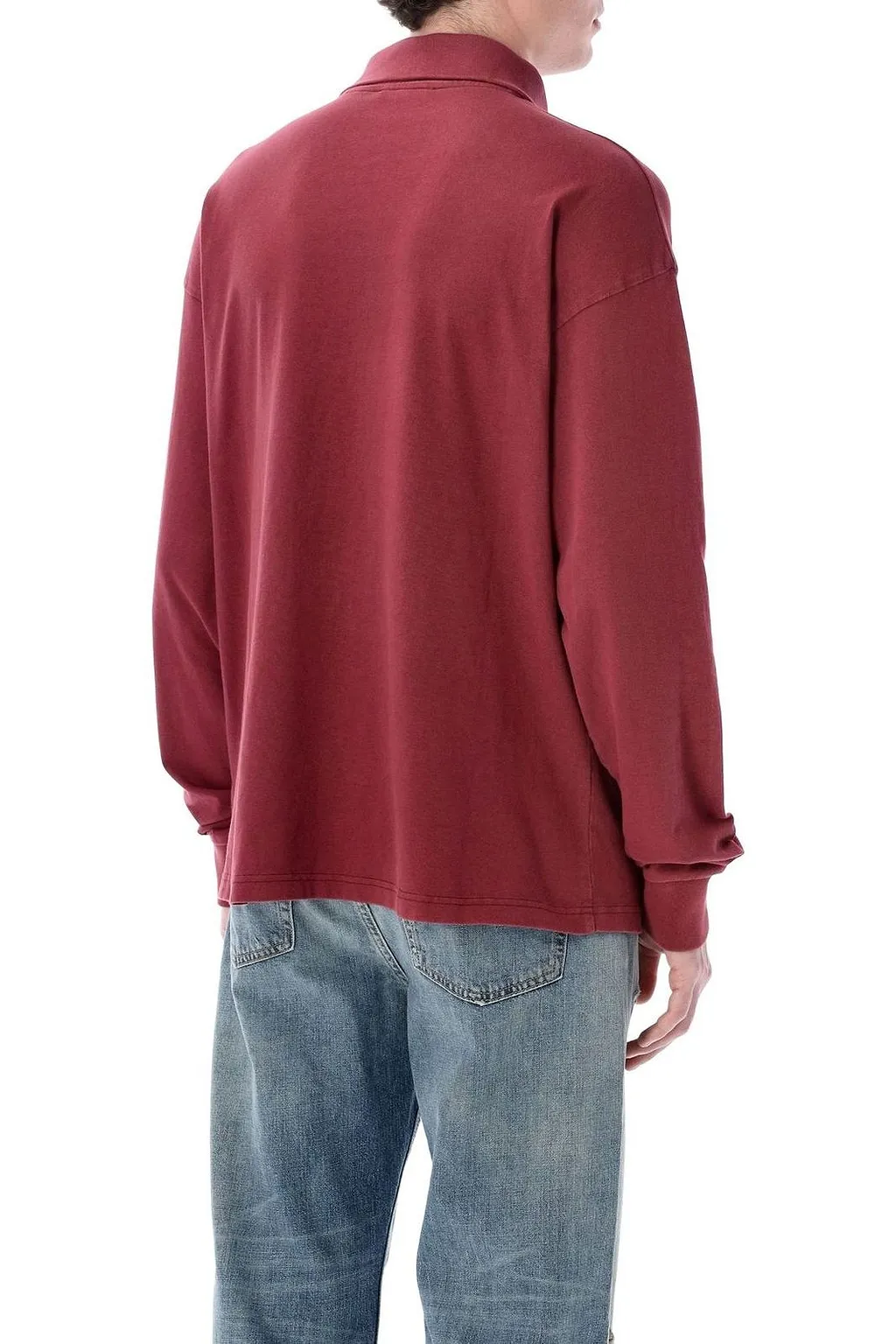 Acne Studios Zip Detailed Long-Sleeved Sweatshirt