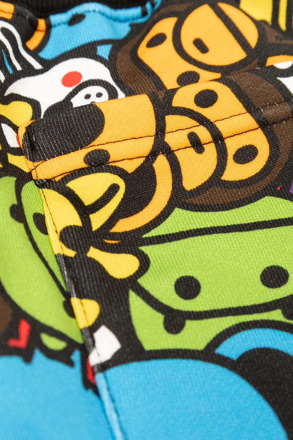 A Bathing Ape® Kids All-Over Print Shorts