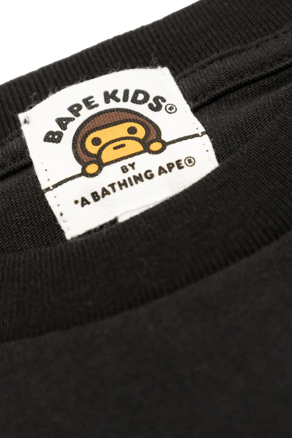 A Bathing Ape® Kids Ape-Logo Patch T-Shirt