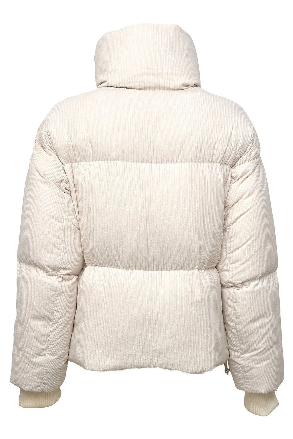 Add Corduroy High-Neck Down Jacket
