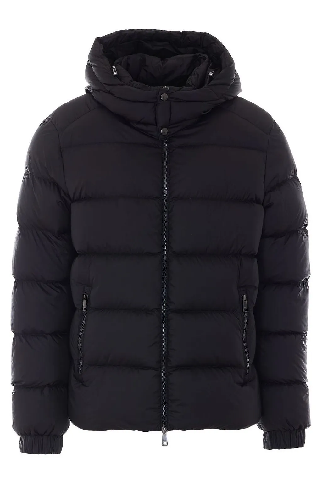 Add Hooded Cocoon Down Jacket
