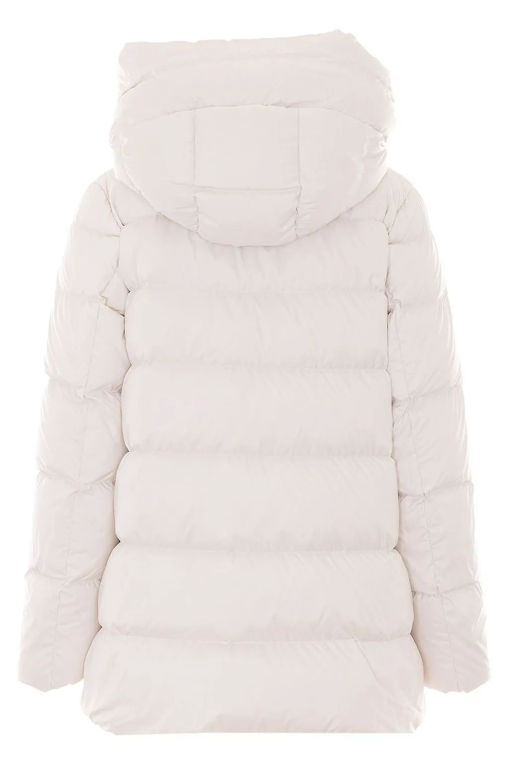 Add Hooded Cocoon Down Jacket